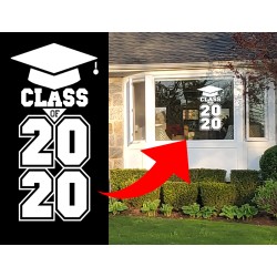 Class 2021 window decal / cling (12" - 42") - D7