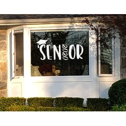 Class 2021 window decal / cling (8" - 36") - D4
