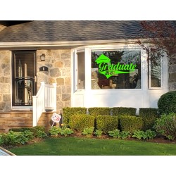 Graduate 2021 window decal / cling (8" - 36") - D5