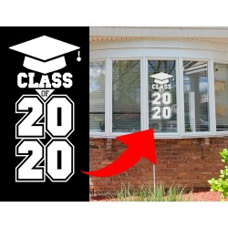Class 2021 window decal / cling (12" - 42") - D7