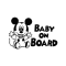 Baby On board Micky Mouse