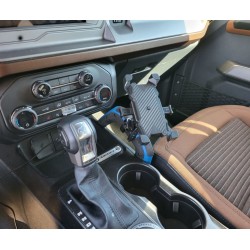  Vortex Lux ONE PRESS console phone Mount - 2021 Bronco Big Body