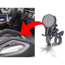 Mercedes GLE GLC GLS center console dash Iphone magsafe phone mount holder - V3