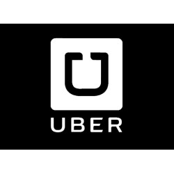 UBER Squre Logo + text  5" x 6.5" 
