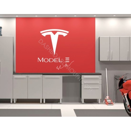 TESLA model 3  logo Garage Wall decal sign sticker