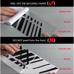 Jeep Fender vent accent decal - Flag 2