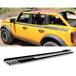 Long body door side stripes decals for 6G Ford Bronco - LV4