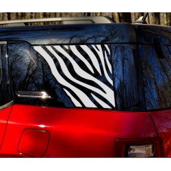 Zebra pattern print Window Decal for Ford Bronco Sport