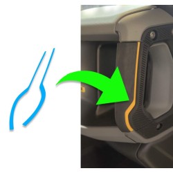 Dash Grabhandles trim color change sticker decal for Ford Bronco