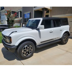 Body door side stripes graphics for 6G Ford Bronco - v5
