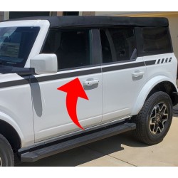 Long body door side stripes decals for 6G Ford Bronco - lv2