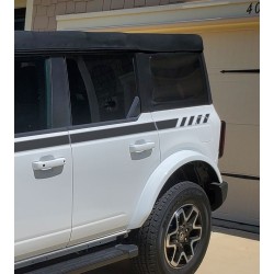 Long body door side stripes decals for 6G Ford Bronco - lv2