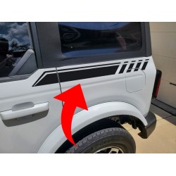 Quarterpanel stripe graphics decal for Ford Bronco 6G - V2