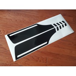 Hood accent stripes decal sticker for 6G Ford Bronco - v1