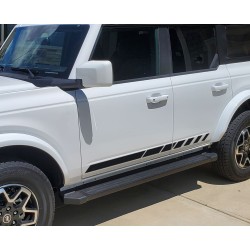Body door side stripes graphics for 6G Ford Bronco - v4