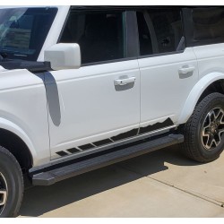 Body door side stripes graphics for 6G Ford Bronco - v6