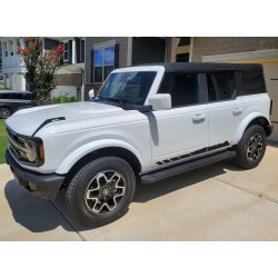 Body door side stripes graphics for 6G Ford Bronco - v6