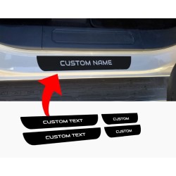 Door sill decal with custom name cut out for Ford Bronco 6G