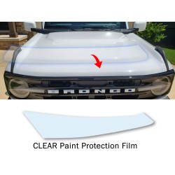 Clear Hood Protetion film PPF StoneGuard for Ford Bronco 6G - CLEAR