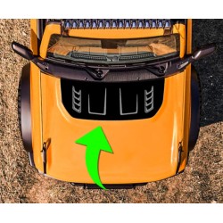 Hood bump decals in shape of vents decal sticker for 6G Ford Bronco