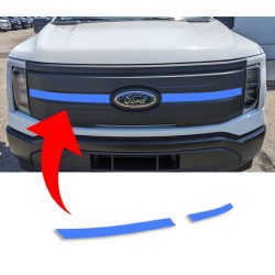 Grille Frunk Stripes decal graphics for Ford Lightning