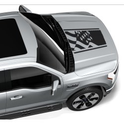 American flag hood decal graphics for Ford Lightning