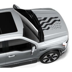 American flag hood decal graphics for Ford Lightning - v3