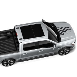 American flag hood decal graphics for Ford Lightning - v3