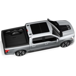 Black hood decal graphics for Ford Lightning - v10