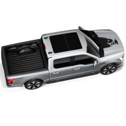 Black Tree mountains hood decal graphics for Ford Lightning - v13