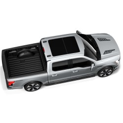 Black hood louvers decal graphics for Ford Lightning - v15