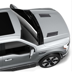 Black hood louvers decal graphics for Ford Lightning - v16