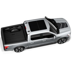 Black hood decal graphics for Ford Lightning - v4