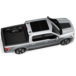 Black hood decal graphics for Ford Lightning - v5