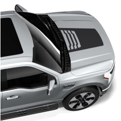Black hood decal graphics for Ford Lightning - v9