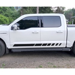 Door Side Stripes decal graphics for Ford Lightning - v1