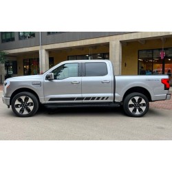 Door Side Stripes decal graphics for Ford Lightning - v1
