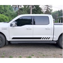 Door Side Stripes decal graphics for Ford Lightning - v2