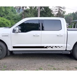 Door Side Stripes decal graphics for Ford Lightning - v3