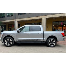 Door Side Stripes decal graphics for Ford Lightning - v4