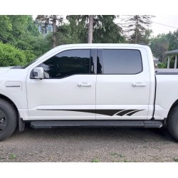 Door Side Stripes decal graphics for Ford Lightning - v5