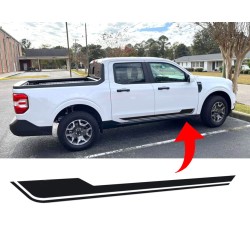 Curved side door stripes for Ford Maverick - v10