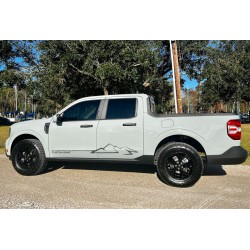 Mmountain peaks side door stripes for Ford Maverick - v12