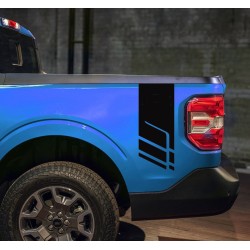 Bedside stripes Graphics Decal for Ford Maverick  - v7