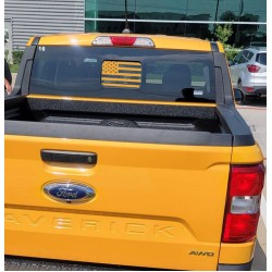 Maverick Rear small Window American Flag - v1