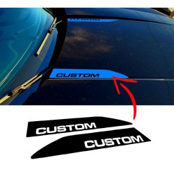 Cowl hood accent decals for Ford Maverick - Custom Text