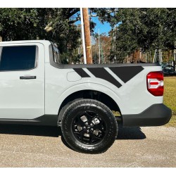 Bedside graphics Decals for Ford Maverick  - v8