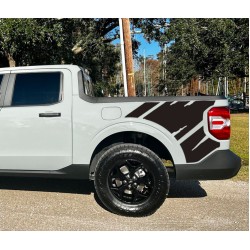 Bedside graphics Decals for Ford Maverick  - v10