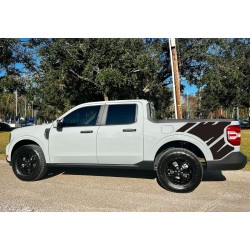 Bedside graphics Decals for Ford Maverick  - v10