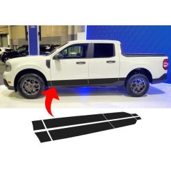 Side bottom door stripes graphics for Ford Maverick - v14